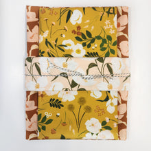 Load image into Gallery viewer, Wholecloth Quilt Kit - Botany Yellow w/Burnt Orange