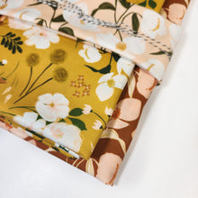 Load image into Gallery viewer, Wholecloth Quilt Kit - Botany Yellow w/Burnt Orange