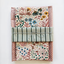 Load image into Gallery viewer, Wholecloth Quilt Kit - Wildflowers Cream w/Pink