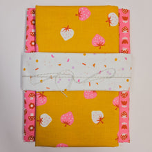 Load image into Gallery viewer, Wholecloth Quilt Kit - Strawberries w/Pink Flowers