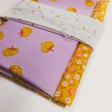 Load image into Gallery viewer, Wholecloth Quilt Kit - Strawberries w/Yellow Flowers