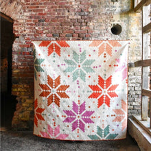 Load image into Gallery viewer, Knitted Star Throw Size Quilt Kit - No Pattern