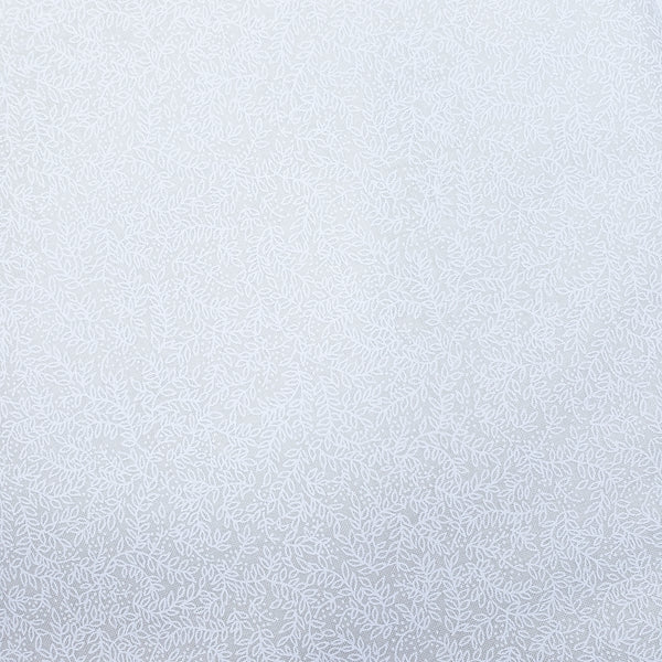 Muslin Tone on Tone - Sprigs White on White