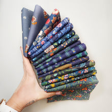 Load image into Gallery viewer, Flora Story - Midnight Fat Quarter Bundle
