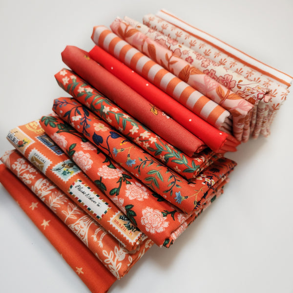 Flora Story - Scarlet Fat Quarter Bundle