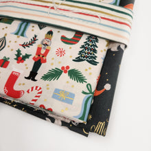 Load image into Gallery viewer, Wholecloth Quilt Kit - Deck the Halls w/Green Santa
