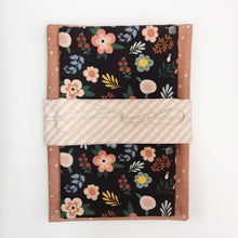 Load image into Gallery viewer, Wholecloth Quilt Kit - Black Floral w/Rose
