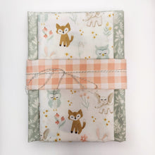 Load image into Gallery viewer, Wholecloth Quilt Kit - Baby Animals w/Green Floral
