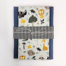 Load image into Gallery viewer, Wholecloth Quilt Kit - Baby Animals w/Blue
