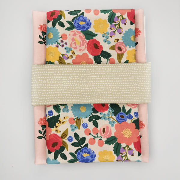 Wholecloth Quilt Kit - Vintage Blossom Pink