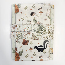 Load image into Gallery viewer, Wholecloth Quilt Kit - Forest Friends Cream w/Green
