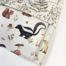 Load image into Gallery viewer, Wholecloth Quilt Kit - Forest Friends Cream w/Green
