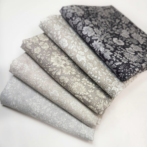 Liberty Emily Belle Slate Fat Quarter Bundle