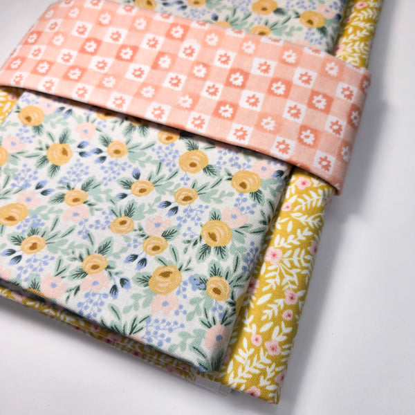 Wholecloth Quilt Kit - Rosa Yellow w/Yellow