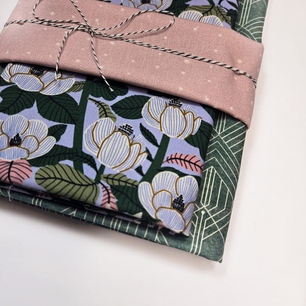 Wholecloth Quilt Kit - Lotus w/Green