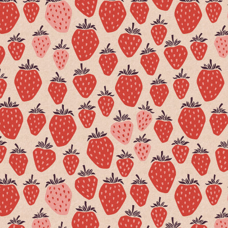 Under the Apple Tree - Canvas Queen of Berries True Red