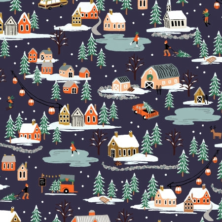 Holiday Classics 2 - Holiday Village in Navy