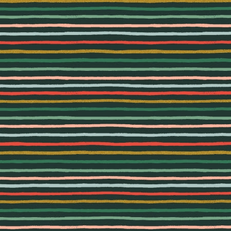 Holiday Classics 2 - Festive Stripe in Evergreen Metallic