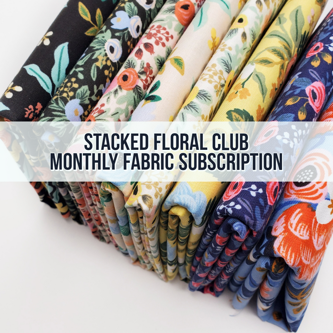 Stacked Florals Club - Monthly Fabric Club