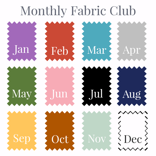 Stacked Prints Club - Monthly Fabric Club
