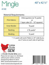 Load image into Gallery viewer, Cluck Cluck Sew - Mingle Baby Quilt Pattern
