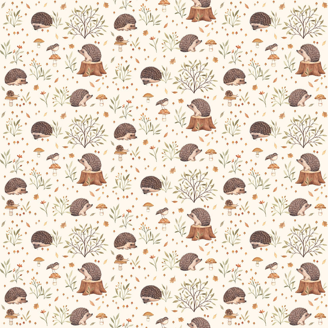 Little Forest - Cream Hedgehogs