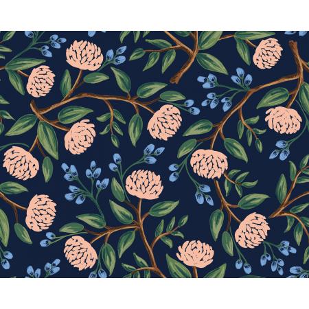 Wildwood - Peonies Navy